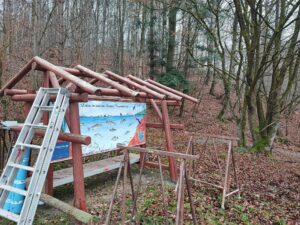neues Dach Infotafel